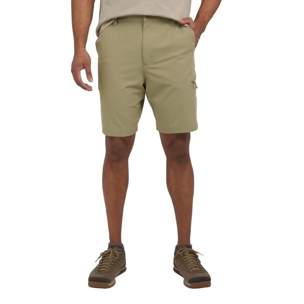 Weatherproof Vintage Men's 32 Tech Shorts Khaki Performance Active Stretch N0874